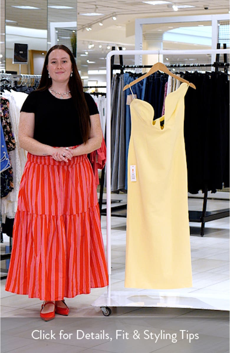 Rosalyn Strapless Dress, sales video thumbnail