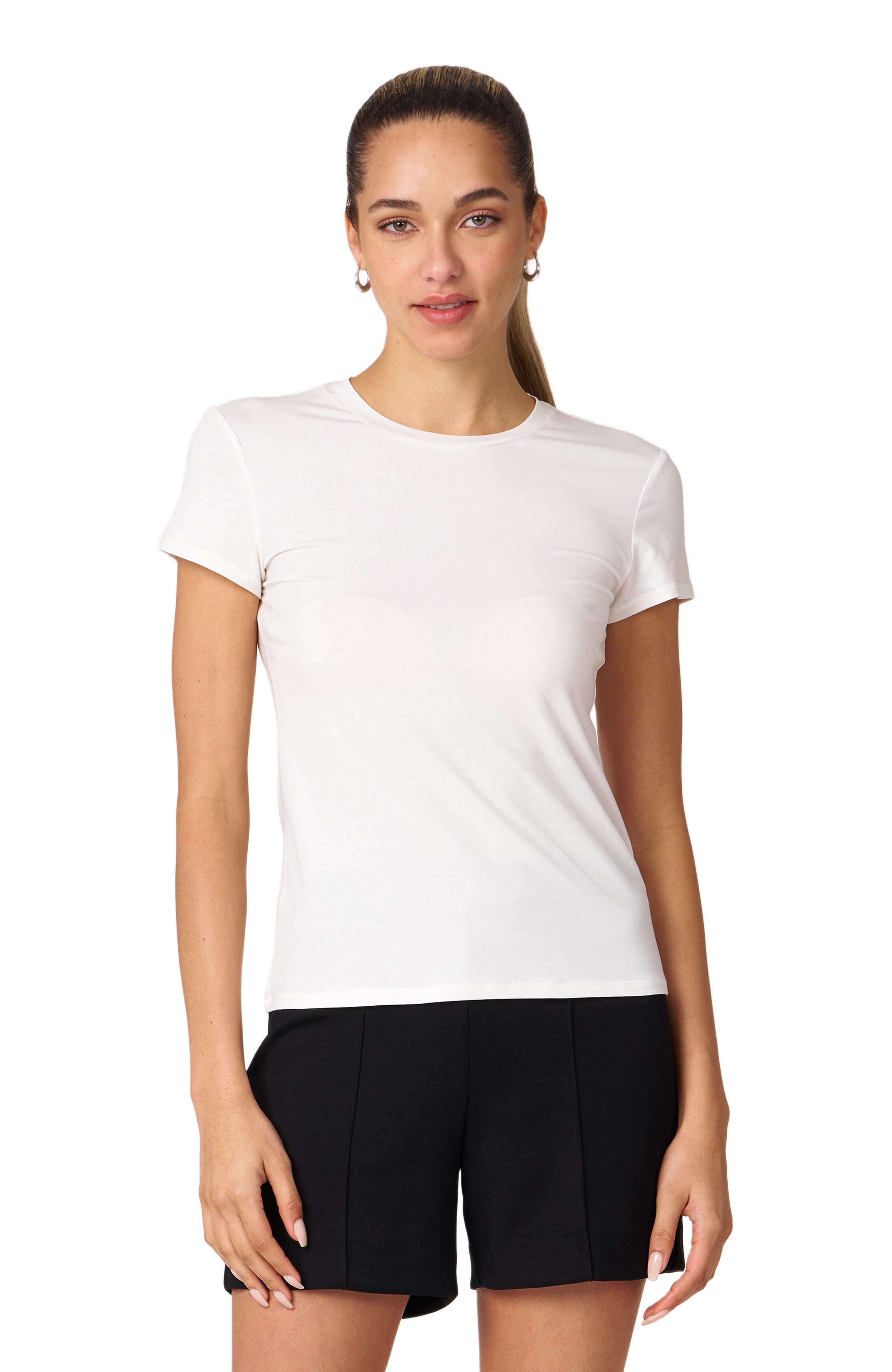 Rebody Essentials Fitted Short Sleeve Top - image 3