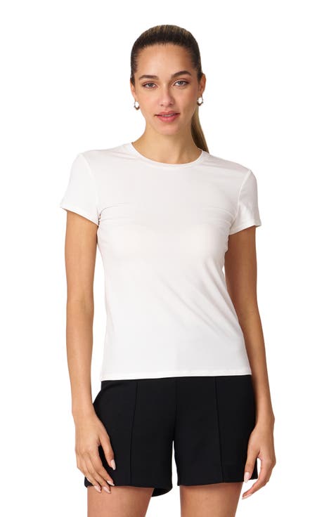 Rebody Essentials Fitted Short Sleeve Top