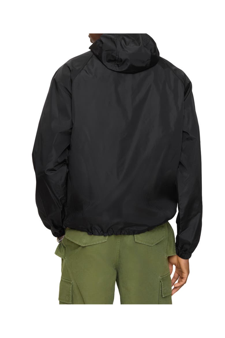 Nylon Clapton Hooded Jacket, Alternate, color, Black