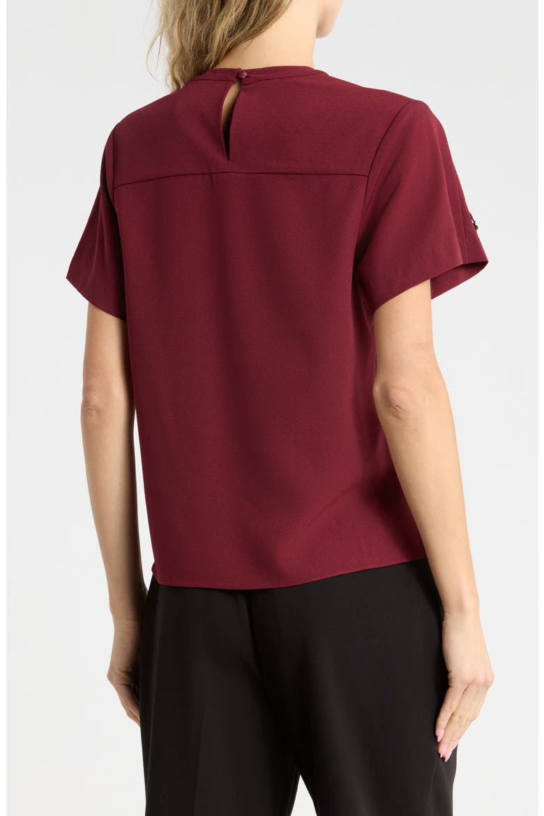 Abelia Embellished T-Shirt, Alternate, color, OXBLOOD