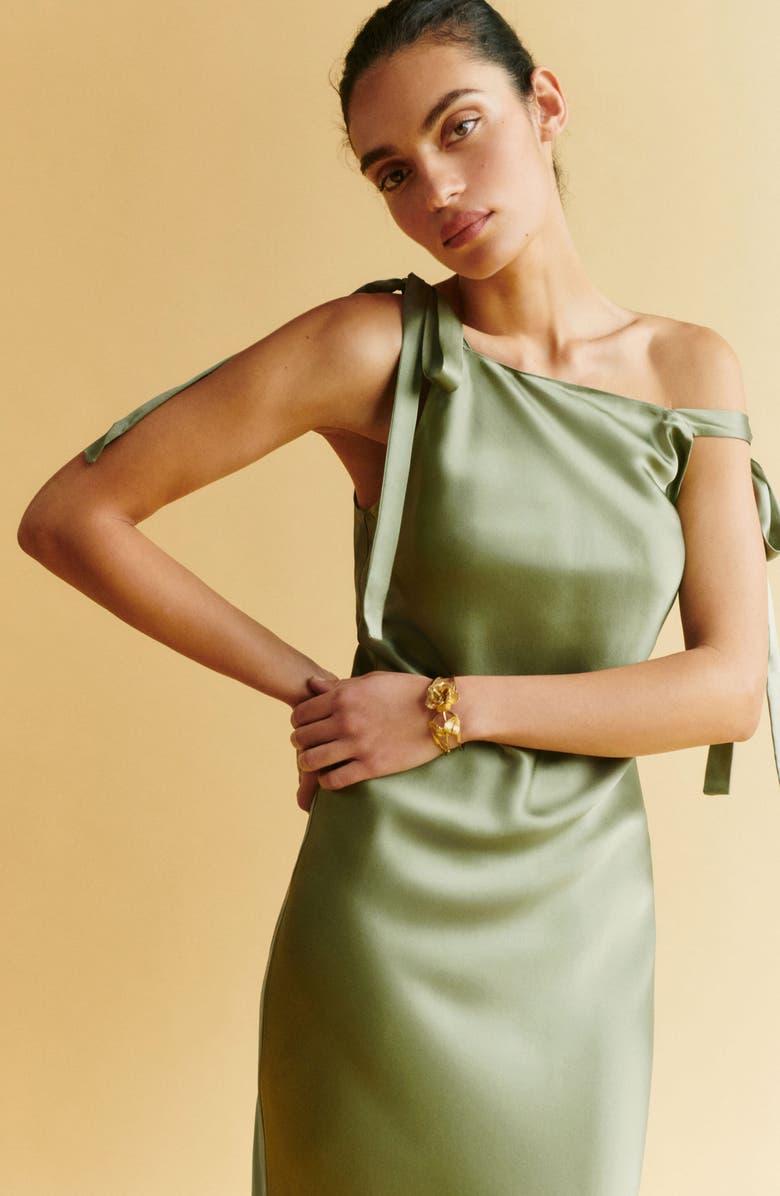 Reformation Aden Floral Silk Maxi Dress, Alternate, color,