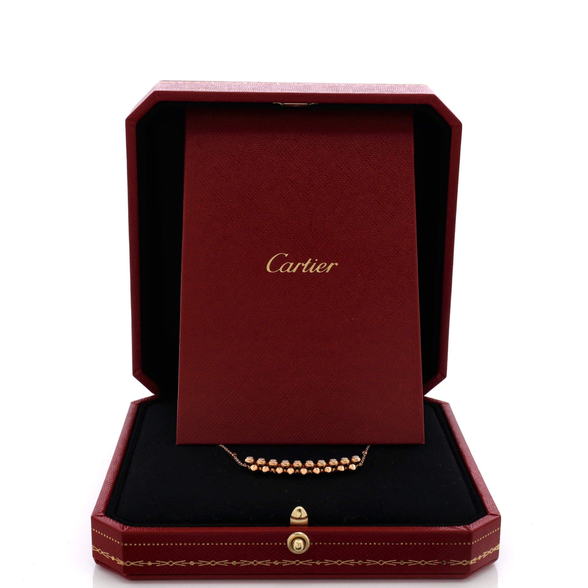 Clash de Cartier Pendant Necklace 18K Rose Gold with Diamonds, Alternate, color, Metallic Gold