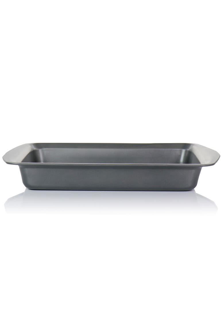 Baker's Friend 16.75 Inch Nonstick Steel Roasting Pan, Alternate, color, Grey