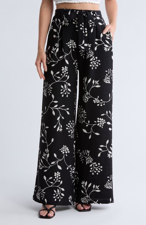 Lyra Crepe Wide Leg Pants