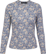 Diciannove Printed Paisley V-Neck Long Sleeve Tee Top