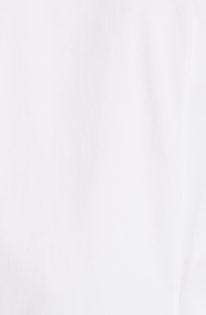 Michael Kors Ruffle Cuff Jeweled Button Blouse, Alternate, color,