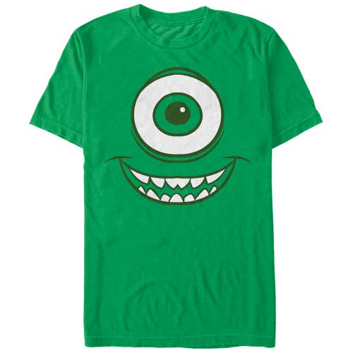 Men's Monsters Inc Mike Wazowski Eye  Graphic T-Shirt in Kelly Green  product