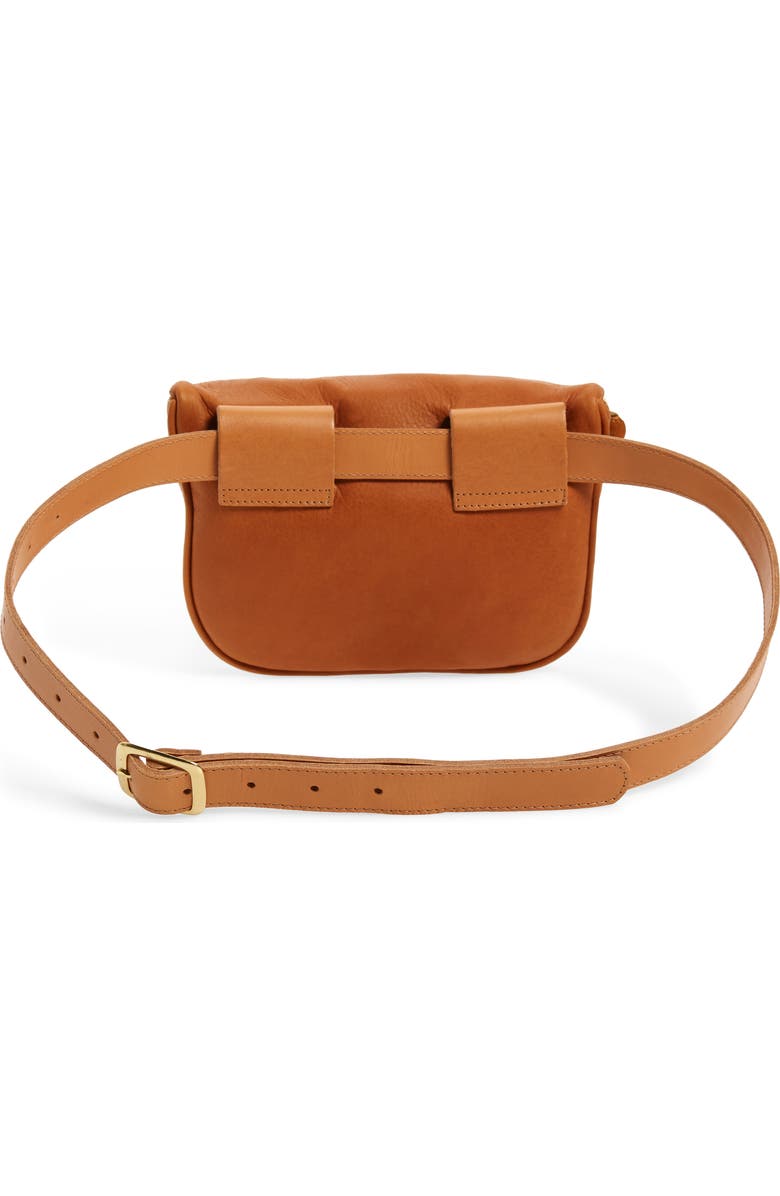 Clare V. Leather Fanny Pack, Alternate, color,