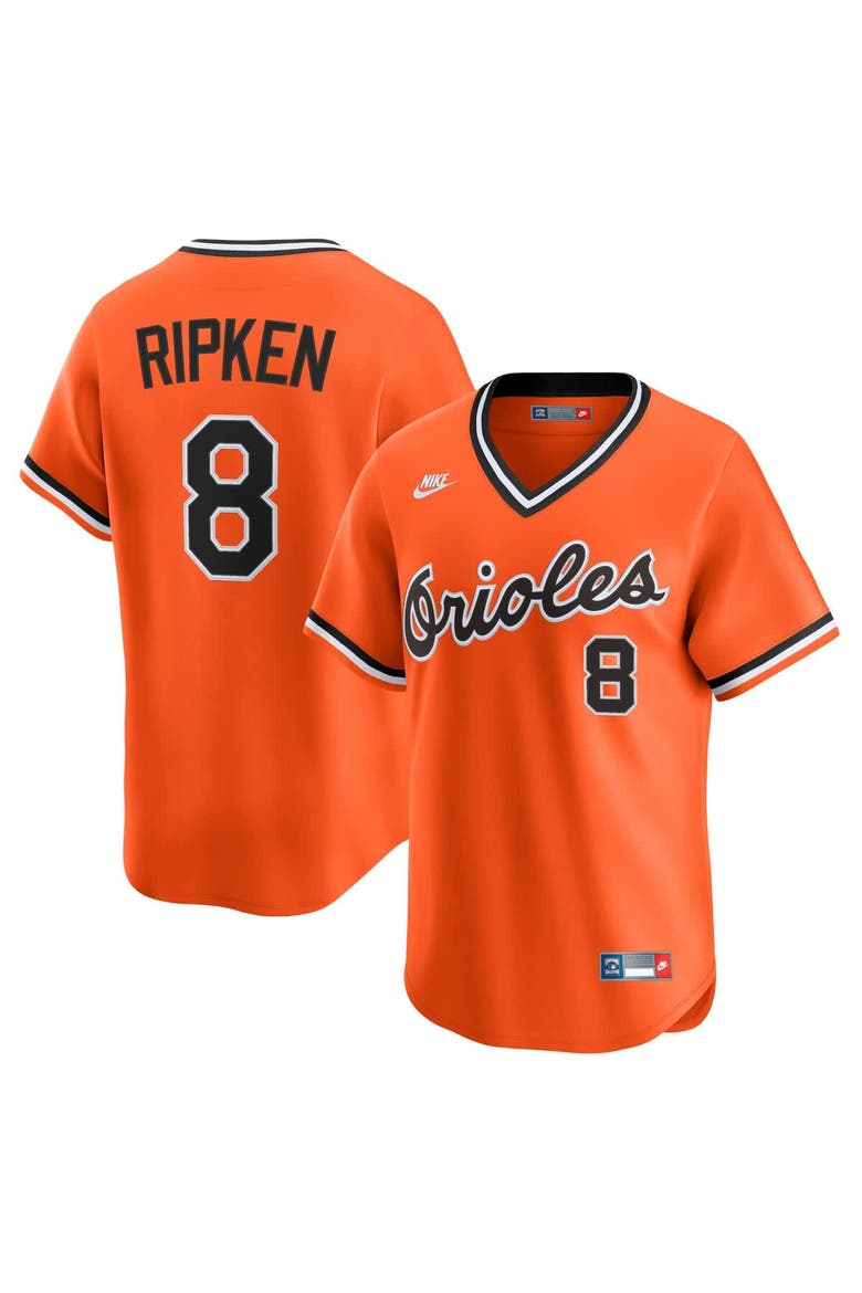 Men's Nike Cal Ripken Sr. Orange Baltimore Orioles Throwback Cooperstown Collection Limited Jersey, Alternate, color, Orange