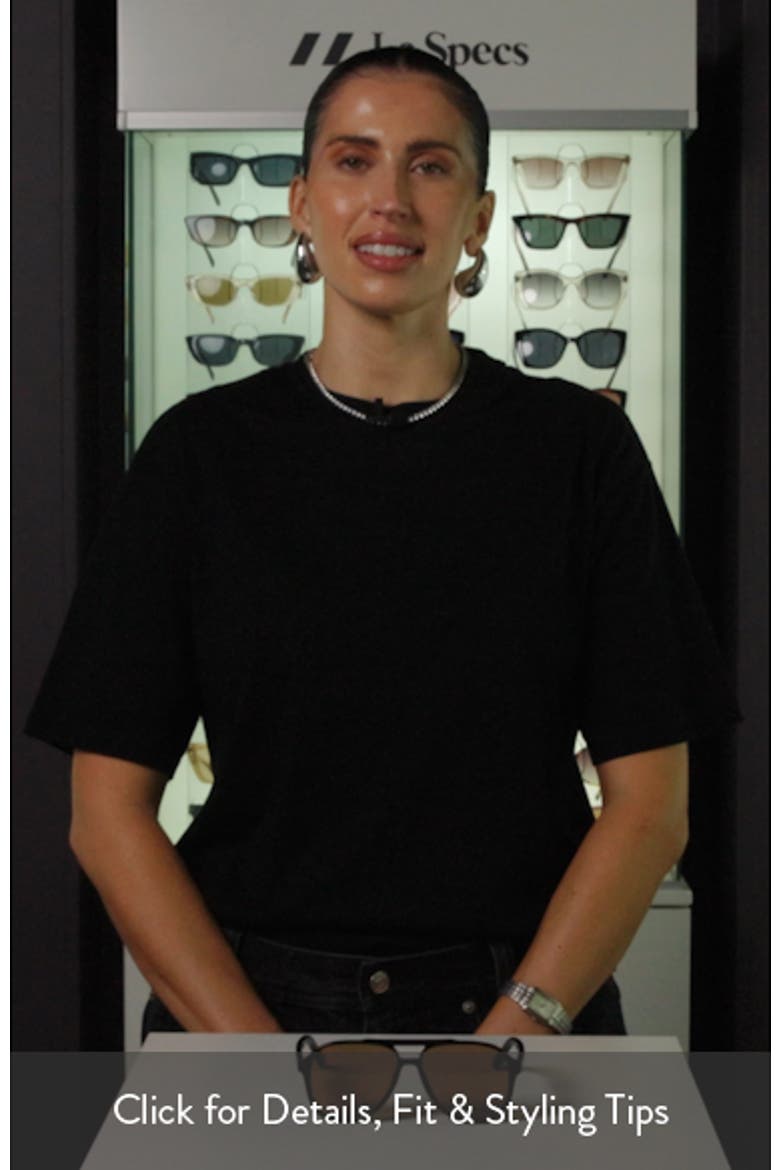 Tragic Magic 56mm Aviator Sunglasses video
