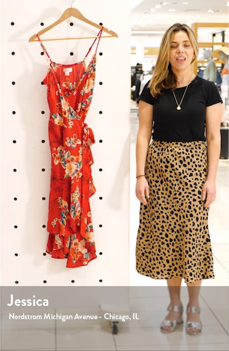 Delphine Wrap High/Low Dress, sales video thumbnail