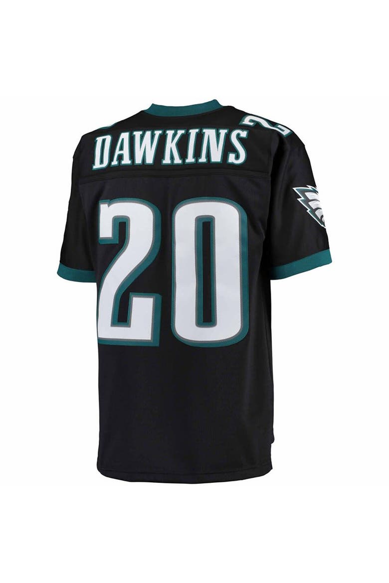 Men's Mitchell & Ness Brian Dawkins Black Philadelphia Eagles Big & Tall 2004 Retired Player Replica Jersey, Alternate, color, Black