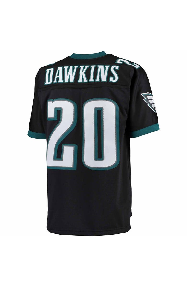 Mitchell & Ness Men's Mitchell & Ness Brian Dawkins Black Philadelphia Eagles Big & Tall 2004 Retired Player Replica Jersey, Alternate, color, Black