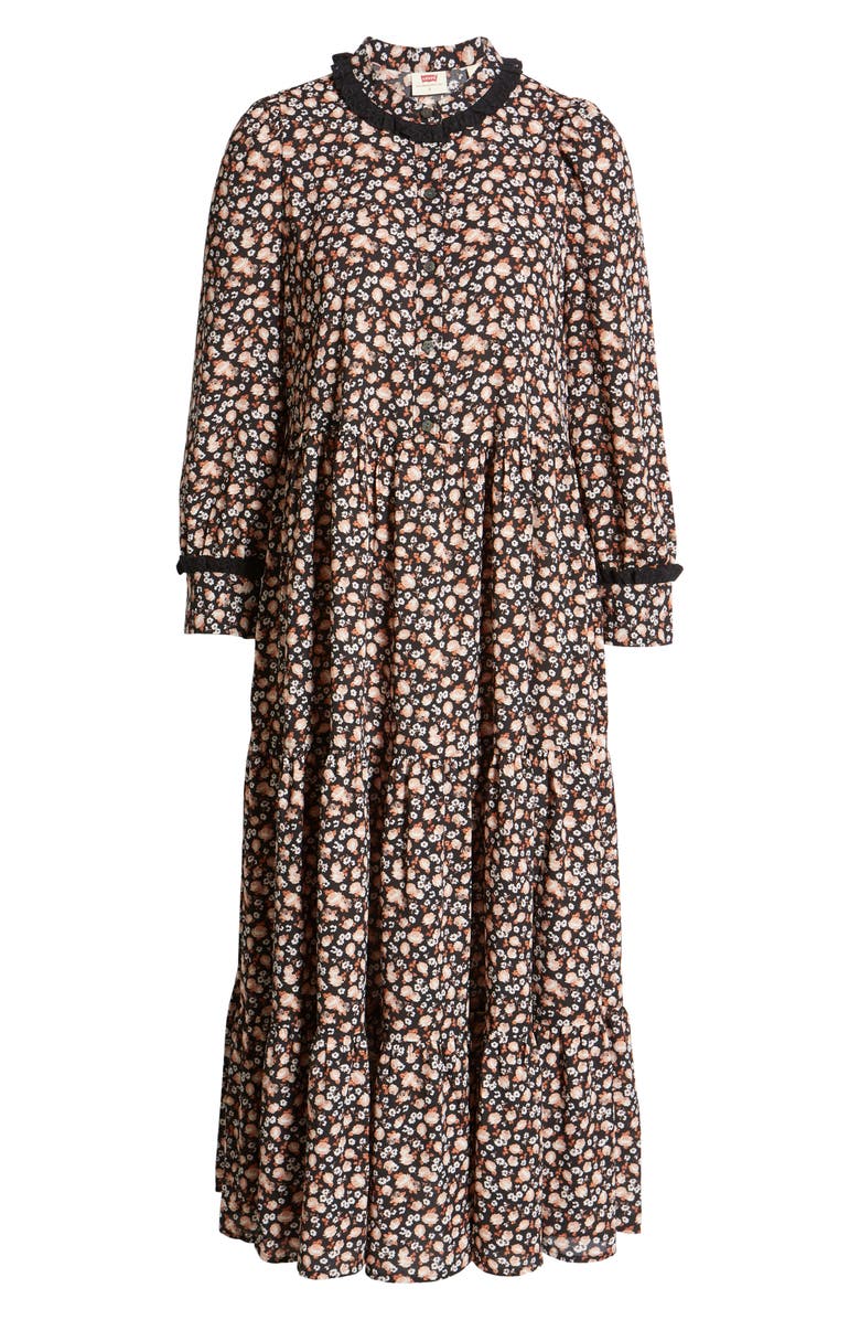 Levi's<sup>®</sup> Levi's <sup>®</sup> Farah Floral Midi Dress, Alternate, color, 