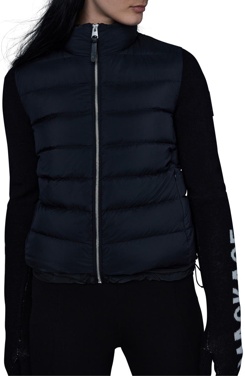 Mackage Oceane Knit Sleeve 800 Fill Power Down Puffer Jacket, Main, color, 