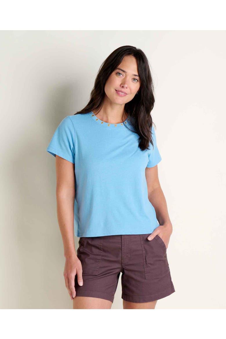Women's Re-Form Crew Embroidered, Main, color, Dusk Blue Embroidery
