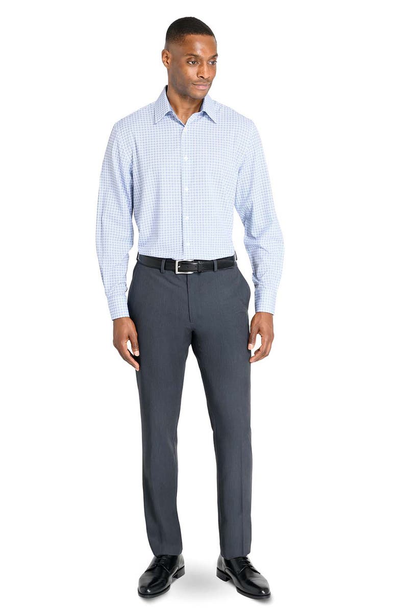 W.R.K Regular Fit Square Print Performance Dress Shirt, Alternate, color,