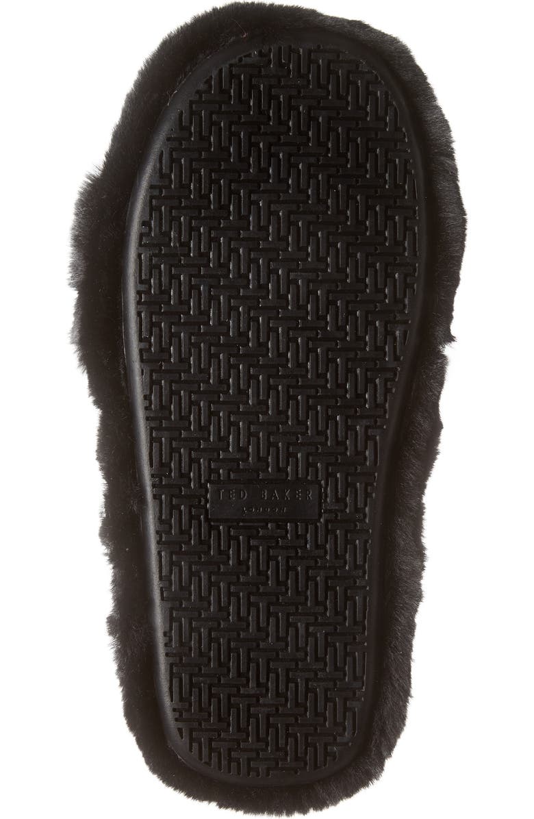 Ted Baker London Lopply Faux Fur Slipper, Alternate, color,