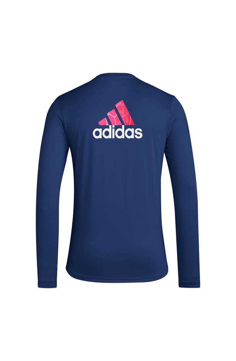 adidas Men's adidas Navy St. Louis City SC Local Pop AEROREADY Long Sleeve T-Shirt, Alternate, color, Navy
