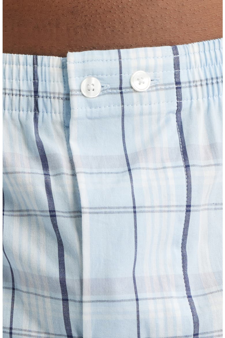 3-Pack Classic Fit Boxers, Alternate, color, BLUE CLARK PLAID MULTI