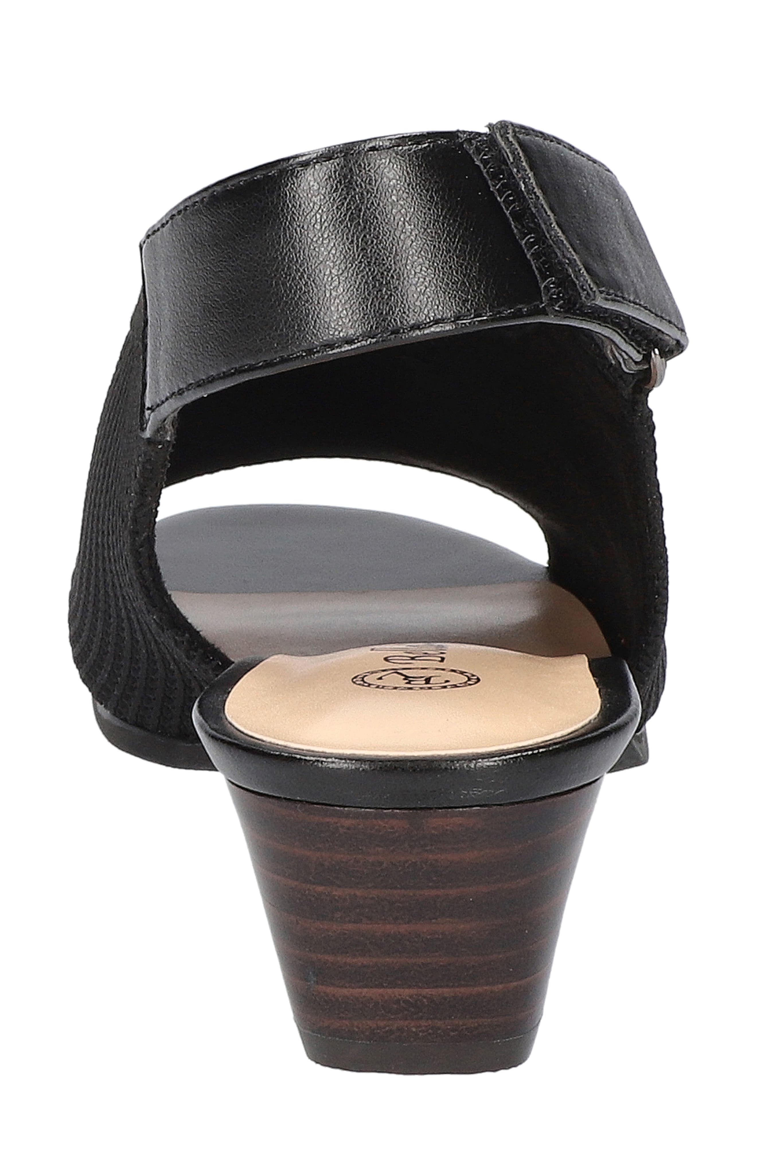 Bella Vita Marin Slingback Sandal, Alternate, color, Black Knit