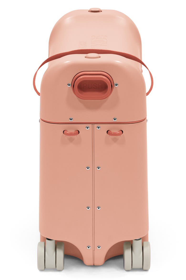JetKids BedBox® Ride-On Carry-On Suitcase, Alternate, color, CORAL