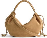 Madewell The Camren Gathered Suede Shoulder Bag