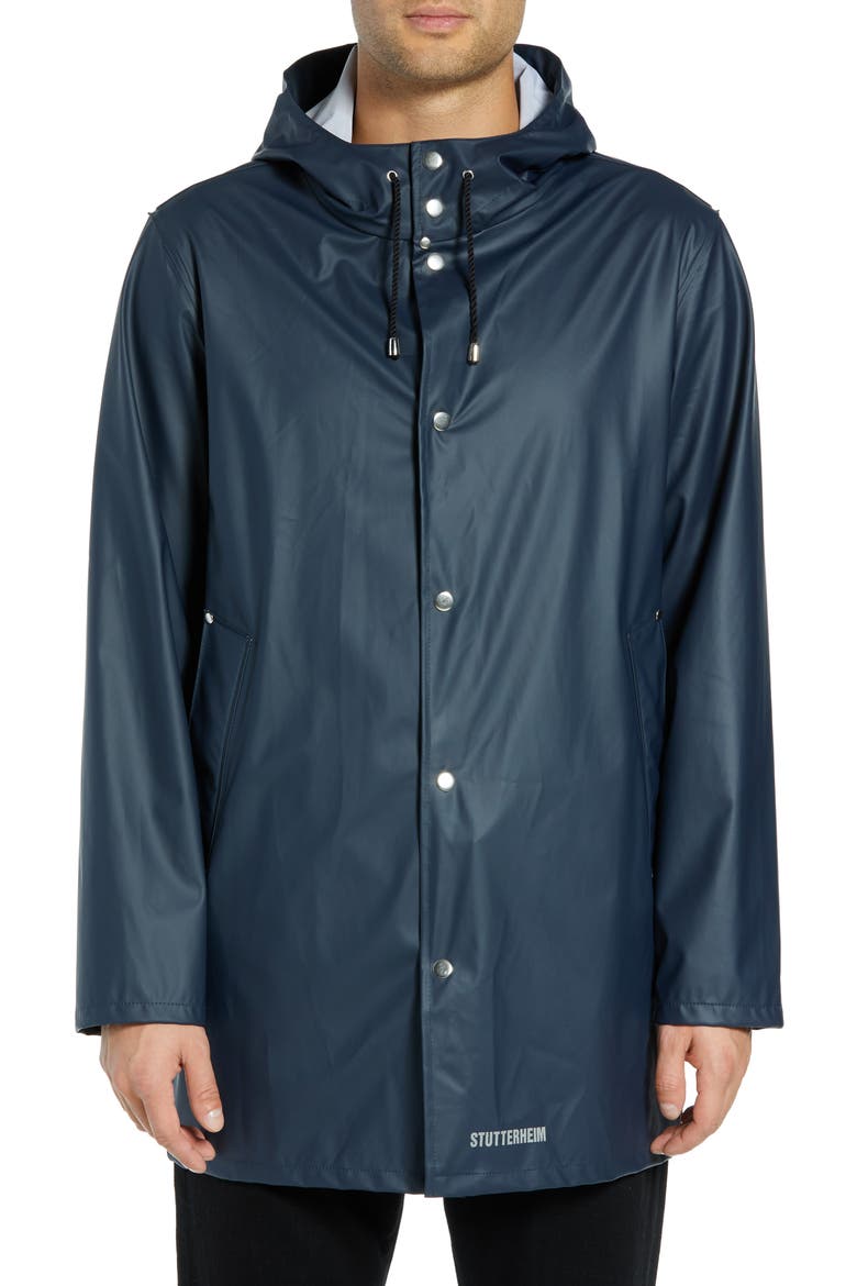 Stockholm Lightweight Raincoat, Alternate, color, NAVY