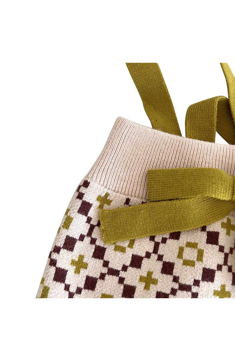 Ashmi & Co. Jacquard Suspender Bodysuit, Alternate, color, Jacquard