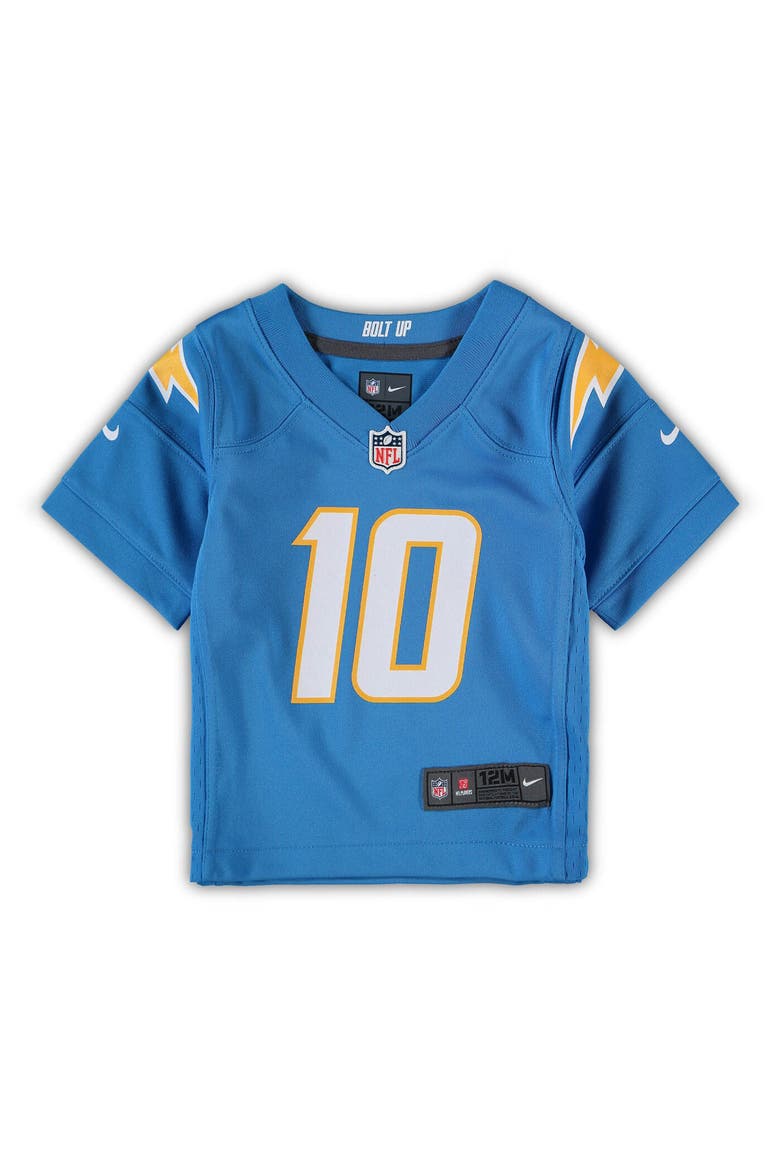 Infant Nike Justin Herbert Powder Blue Los Angeles Chargers Game Jersey, Main, color, POWDER BLUE
