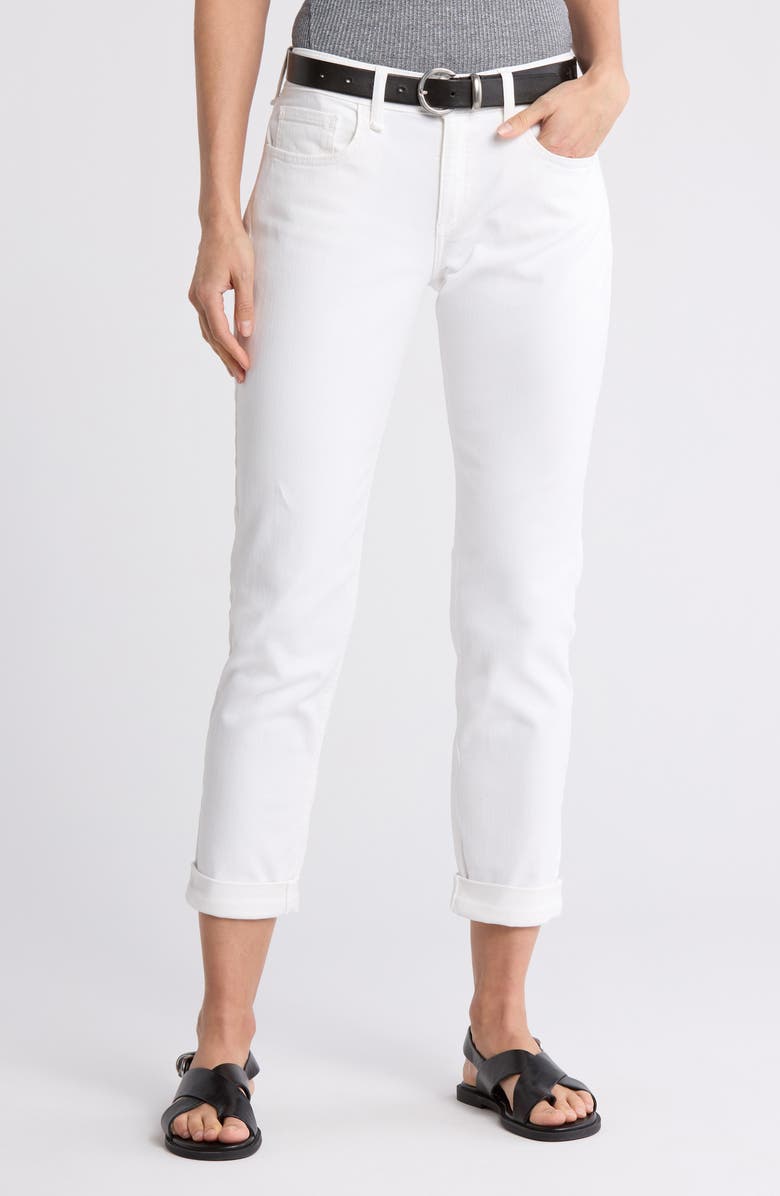 rag & bone Dylan Low Rise Boyfriend Jeans, Main, color, White
