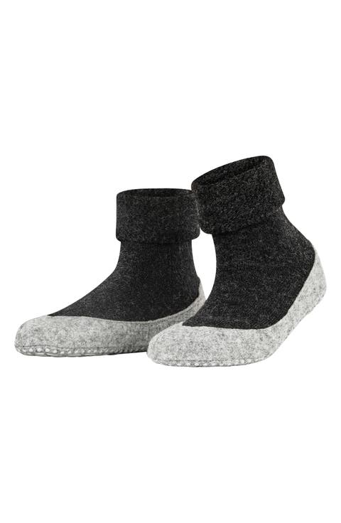 Cosy Stretch Wool Slipper Socks