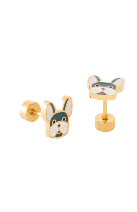 Frenchie Stud Earring