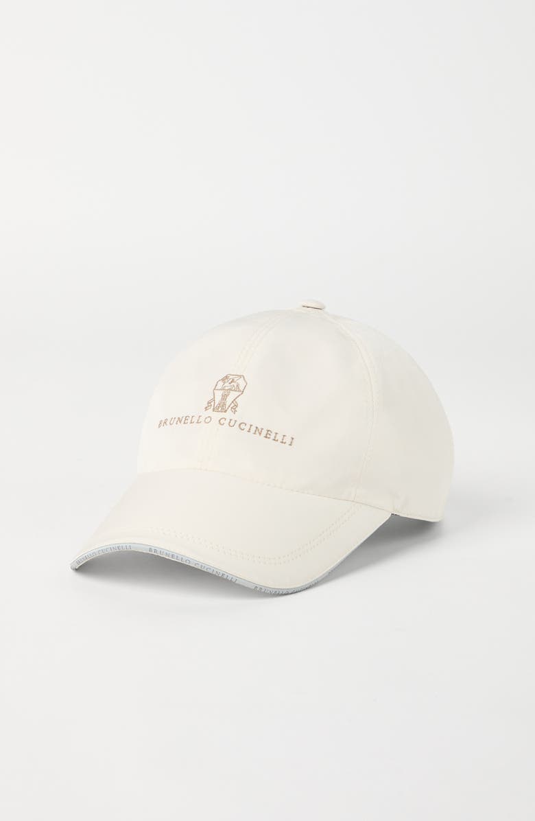 Brunello Cucinelli Water-resistant baseball cap, Alternate, color, 