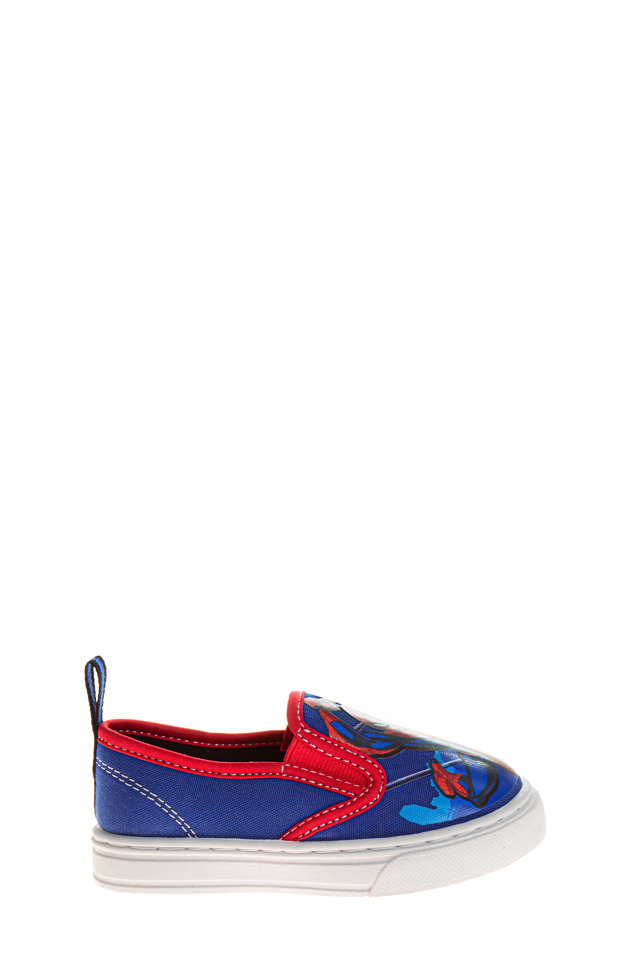 Kids' Spider-Man Sneaker, Alternate, color, BLUE/ RED