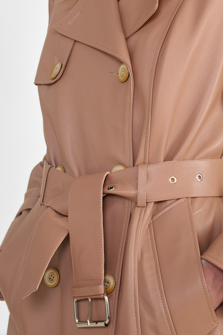 Soho Leather Jacket, Alternate, color, Mocha Brown
