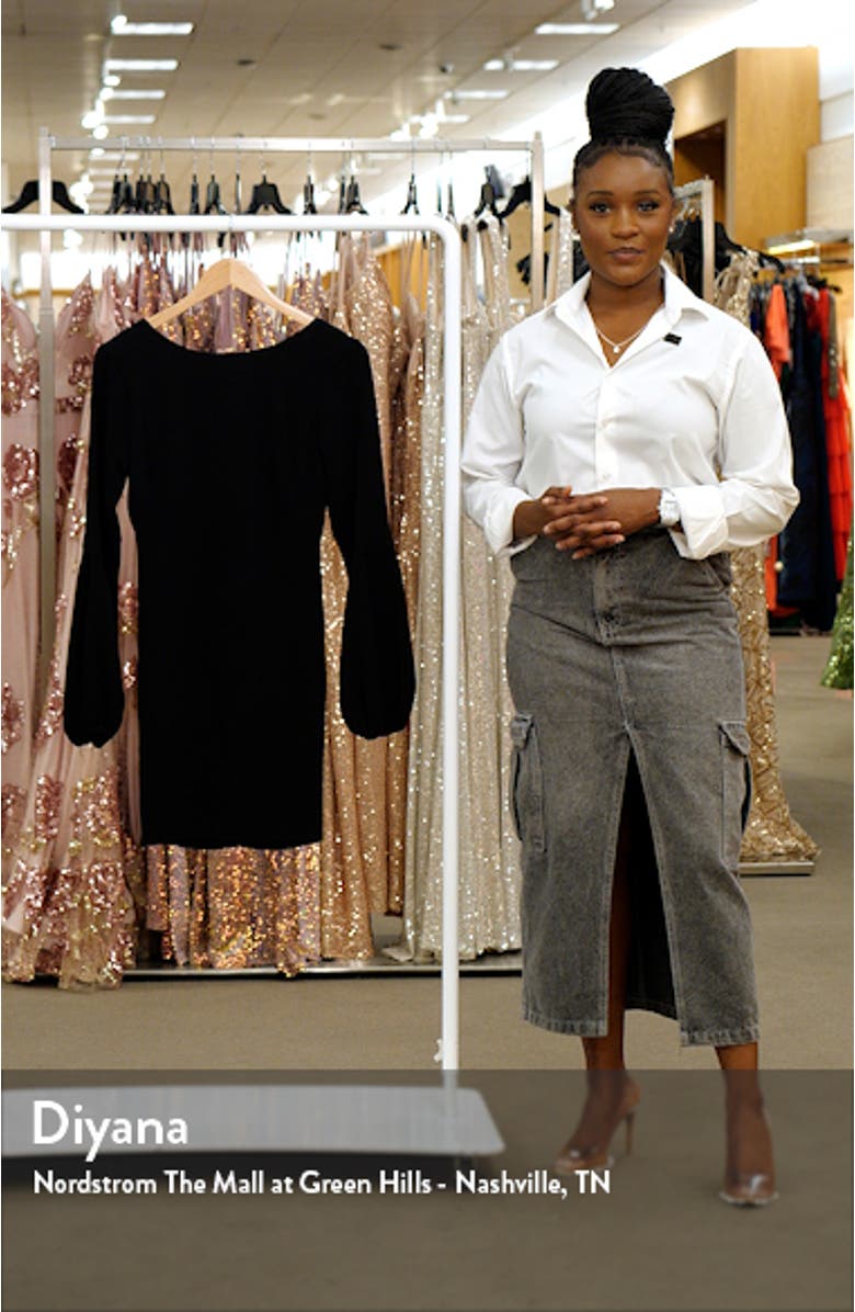 Mackenzie Long Sleeve Minidress, sales video thumbnail