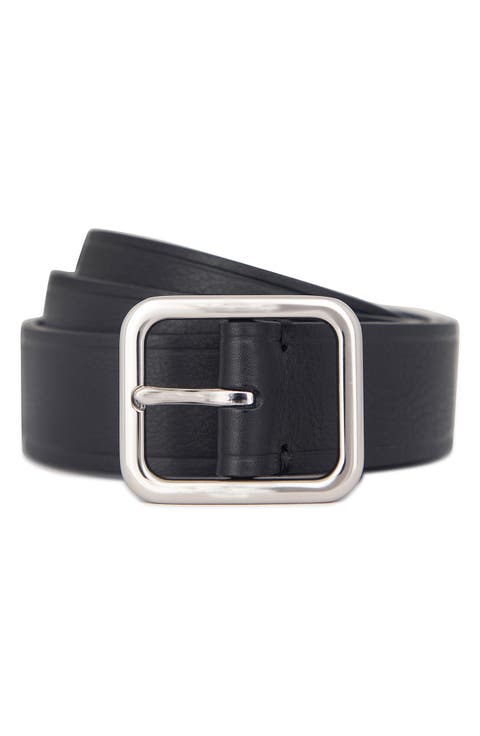 Pebbled Leather Belt