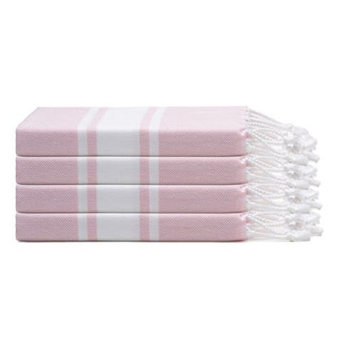Mono Stripe Turkish Cotton Hand & Kitchen Towel Bundle