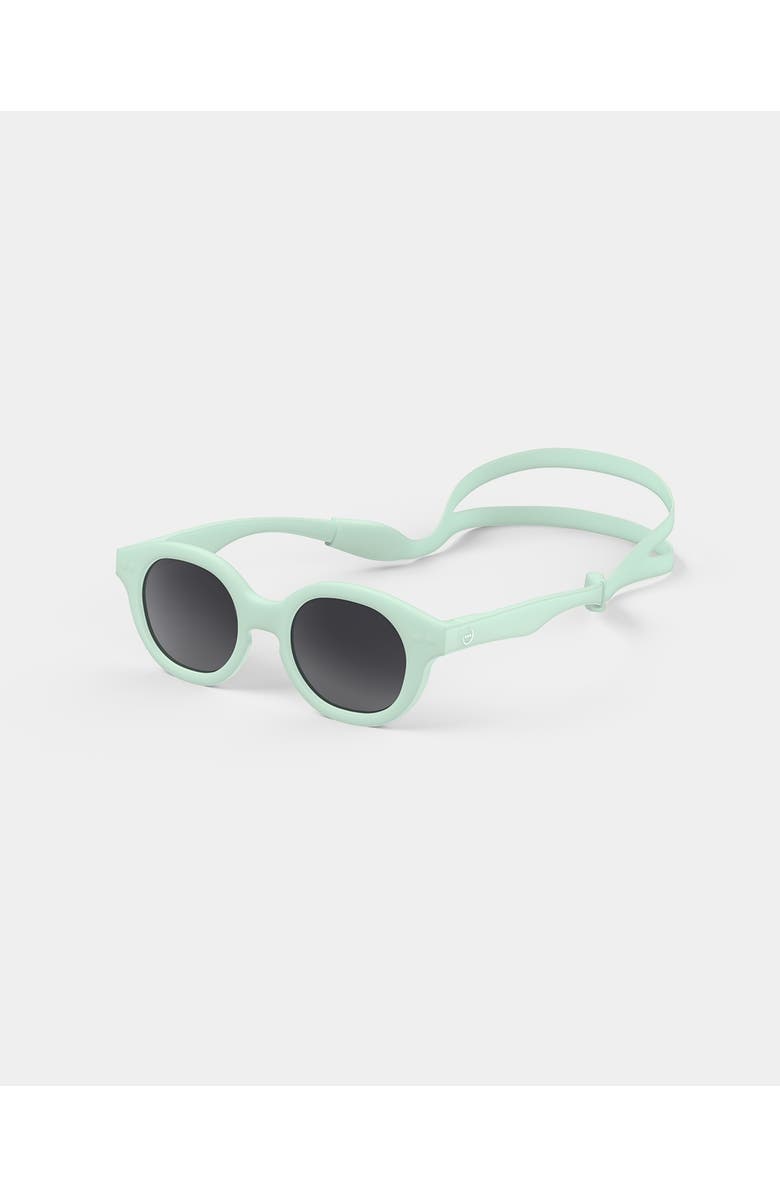 IZIPIZI #C 38mm Square Kids Sunglasses, Alternate, color, Aqua Green