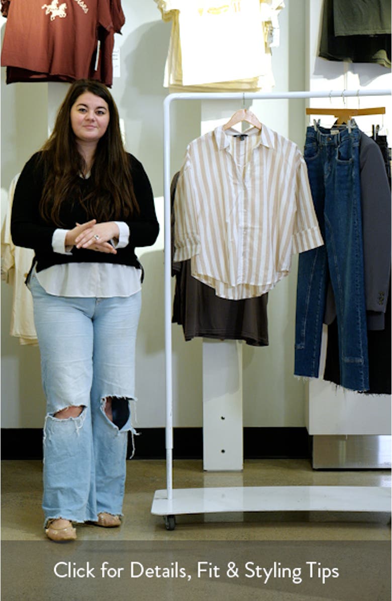 Stripe Cotton & Linen Shirt, sales video thumbnail