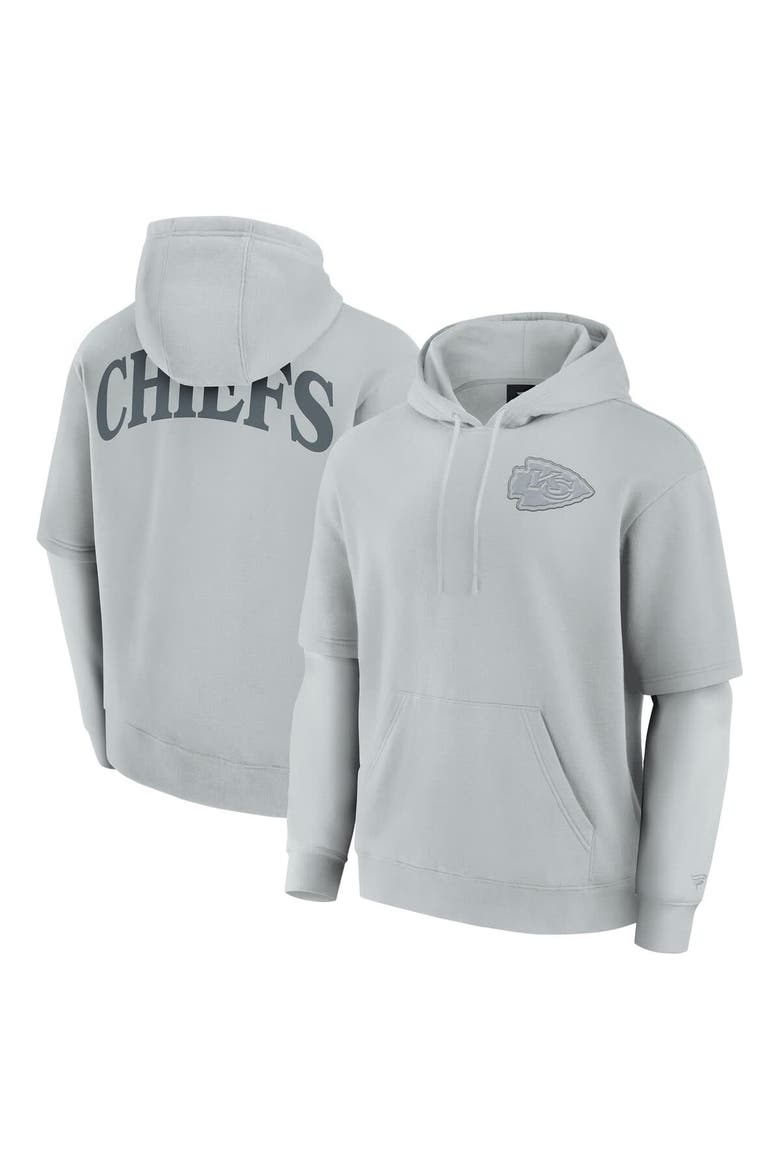 Unisex Fanatics  Gray Kansas City Chiefs Elements Sleek Pullover Hoodie, Alternate, color, Gray