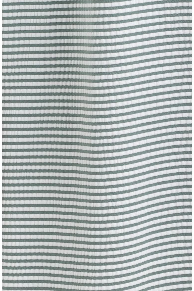 Costa Wave Striped Shirtdress, Alternate, color, DK JADE