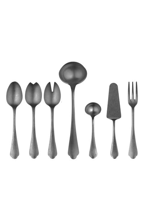 Dolce Vita Pewter 7-Piece Place Serving Set