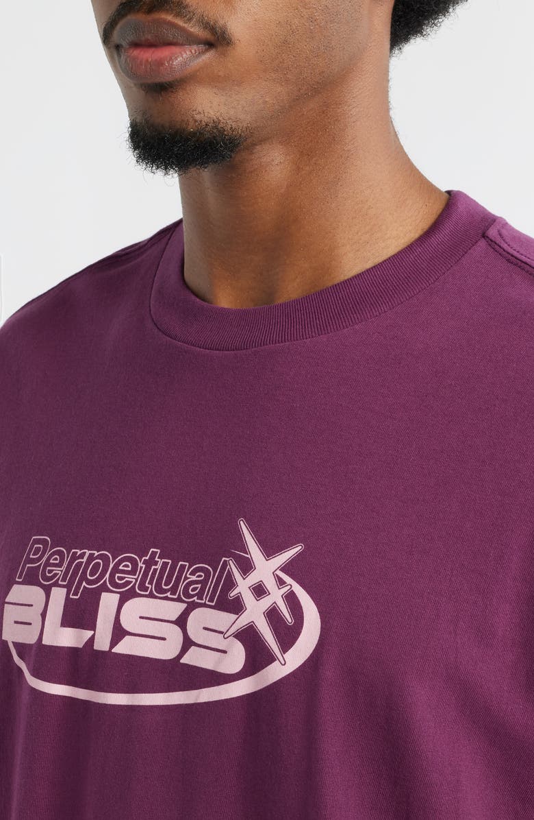 The Forecast Agency Perpetual Bliss Cotton Graphic T-Shirt, Alternate, color, Wine
