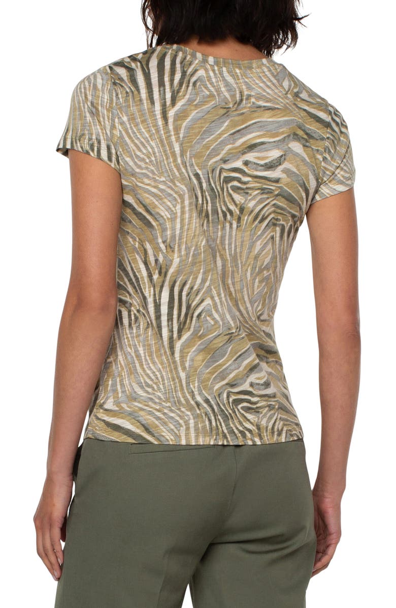 Liverpool Los Angeles Tiger Stripe Slub T-Shirt, Alternate, color,