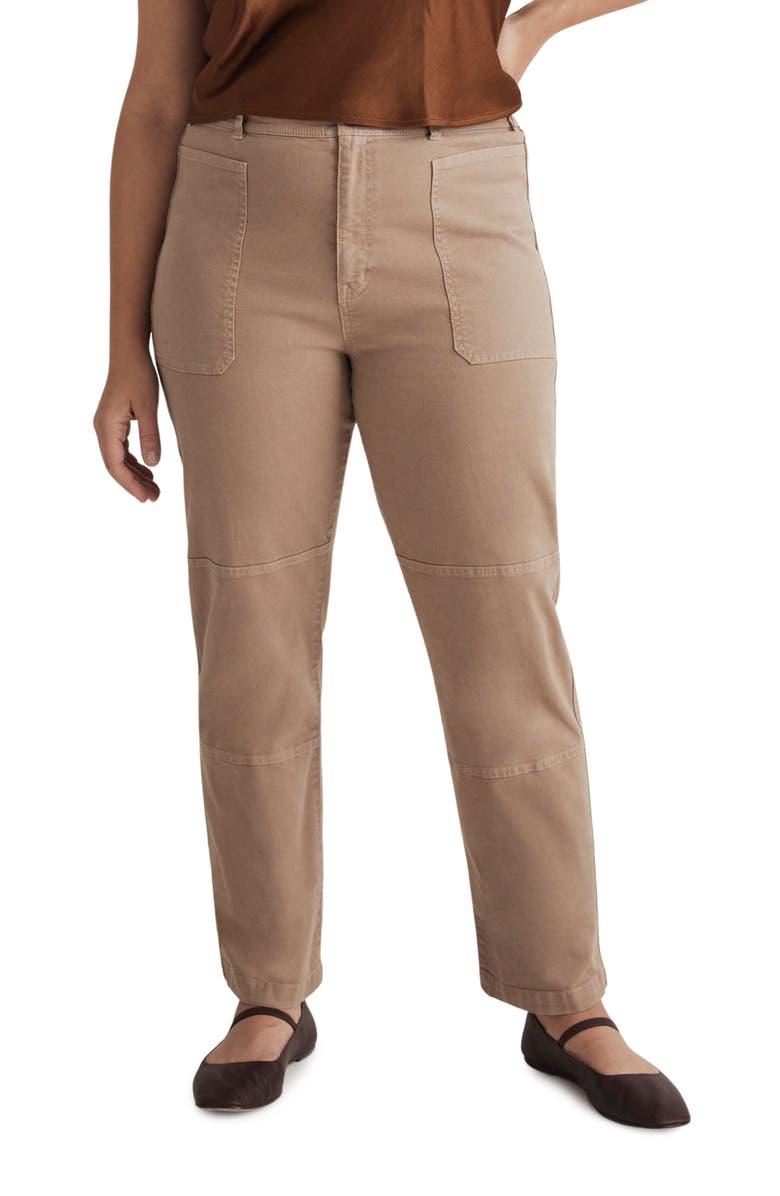 Madewell The '90s Straight Canvas Cargo Jeans, Alternate, color,