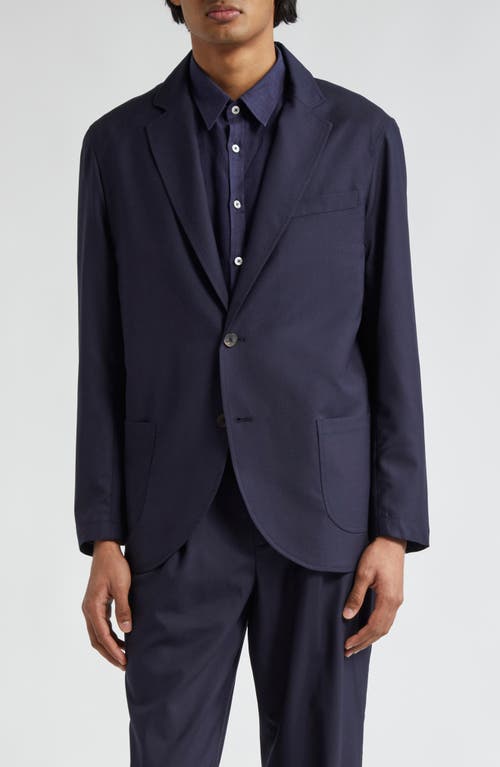 De Bonne Facture Essential Super 130s Wool Sport Coat in Navy  product