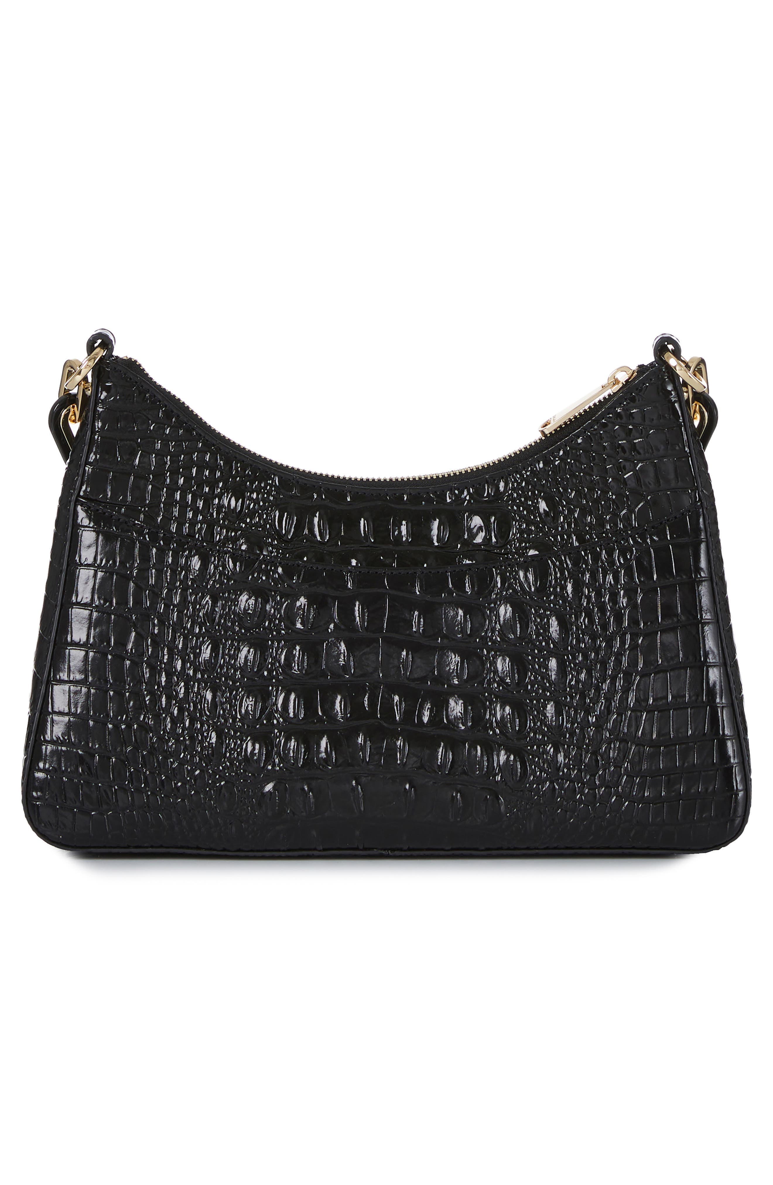 Brahmin Mod Esme Croc Embossed Shoulder Bag, Alternate, color, 